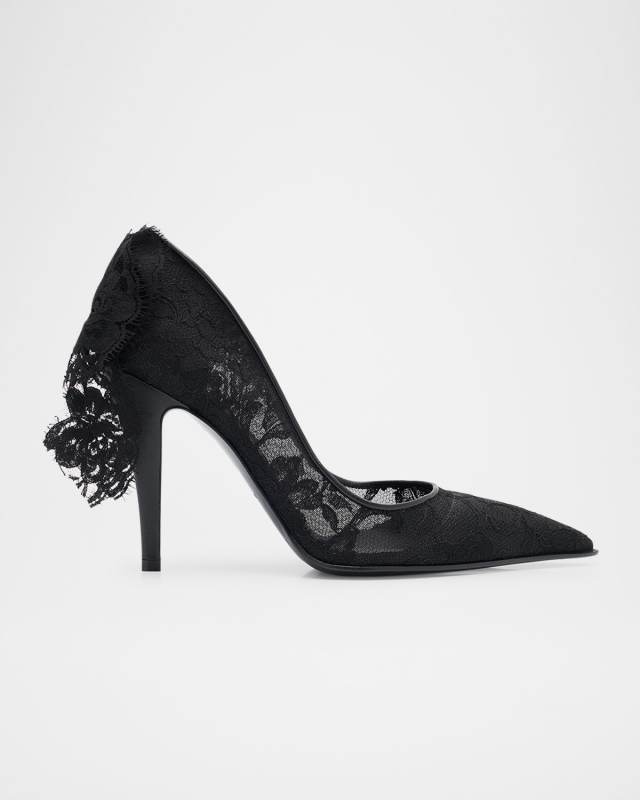 Floral Lace Pumps